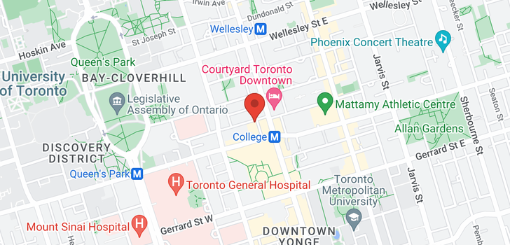 map of #1003 -15 GRENVILLE ST